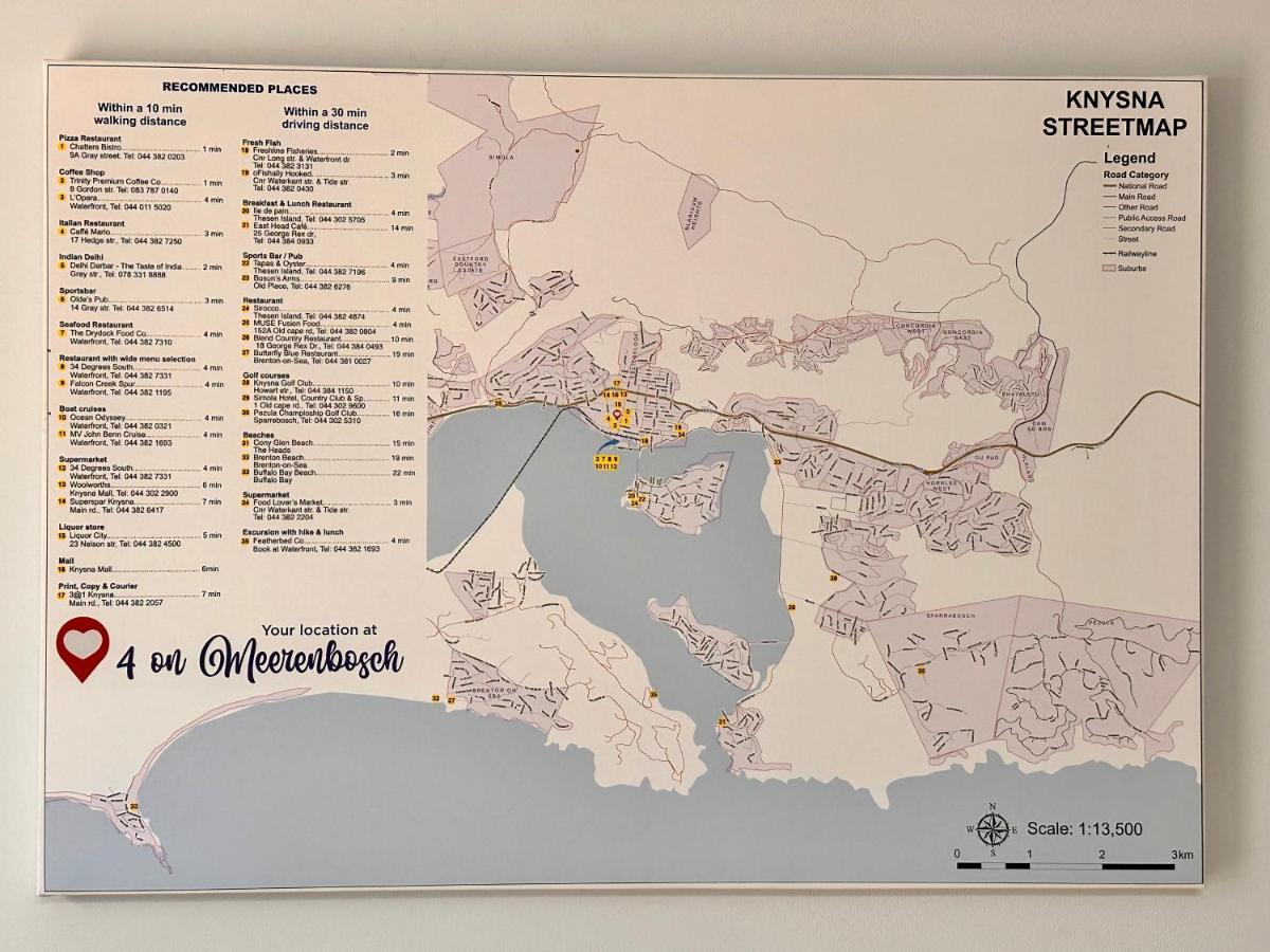 4 On Meerenbosch Knysna Exteriör bild